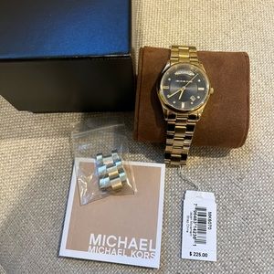 Michael Kors Gold Watch with original box